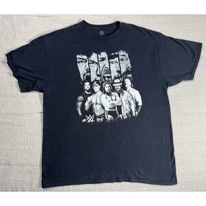 WWE Shirt Daniel Bryan John Cena Shamus Roman Reign Bray Wyatt Black 2015 XL